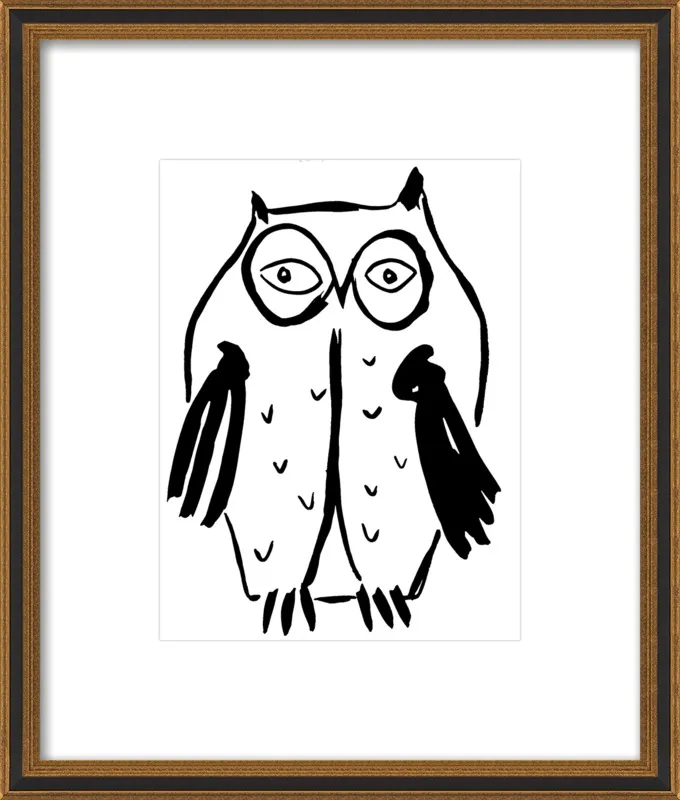 Hoo Hoo Four by Kate Roebuck for Artfully Walls
