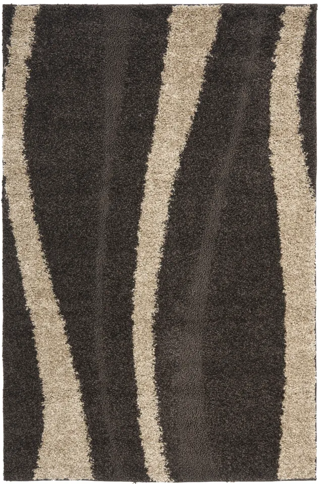 Arlo Home Woven Area Rug, SG451-2813, Dark Brown/Beige,  3' 3" X 5' 3"