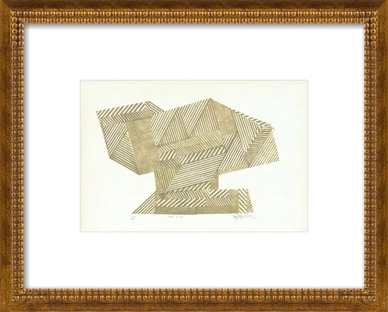 Striped Shape nr. 40 by Paulina Vårregn for Artfully Walls