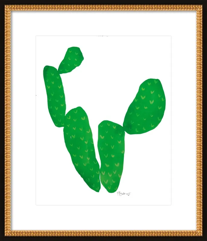 Green Cacti by Kate Roebuck for Artfully Walls