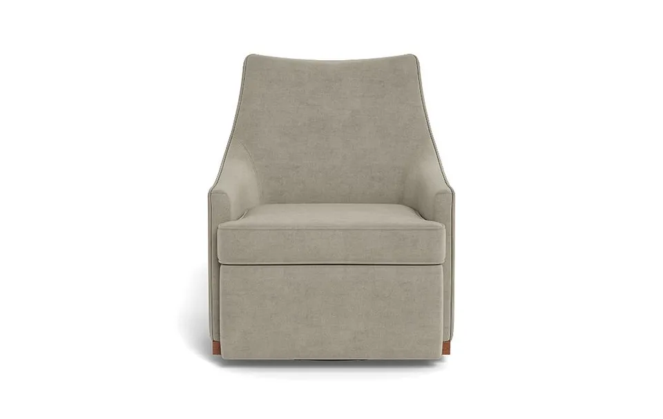 Kingsley Swivel Chair with Contrast Piping