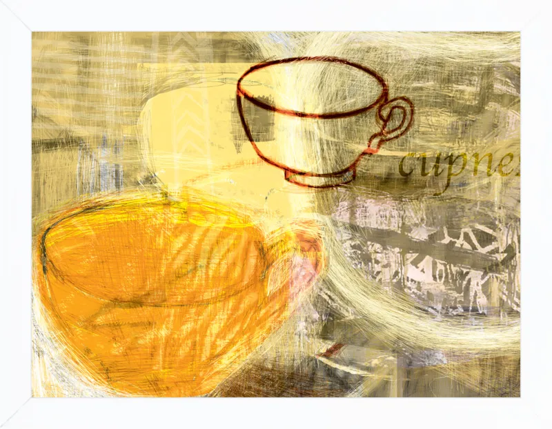 Still Life with Cups by Carmel Kushnir for Artfully Walls