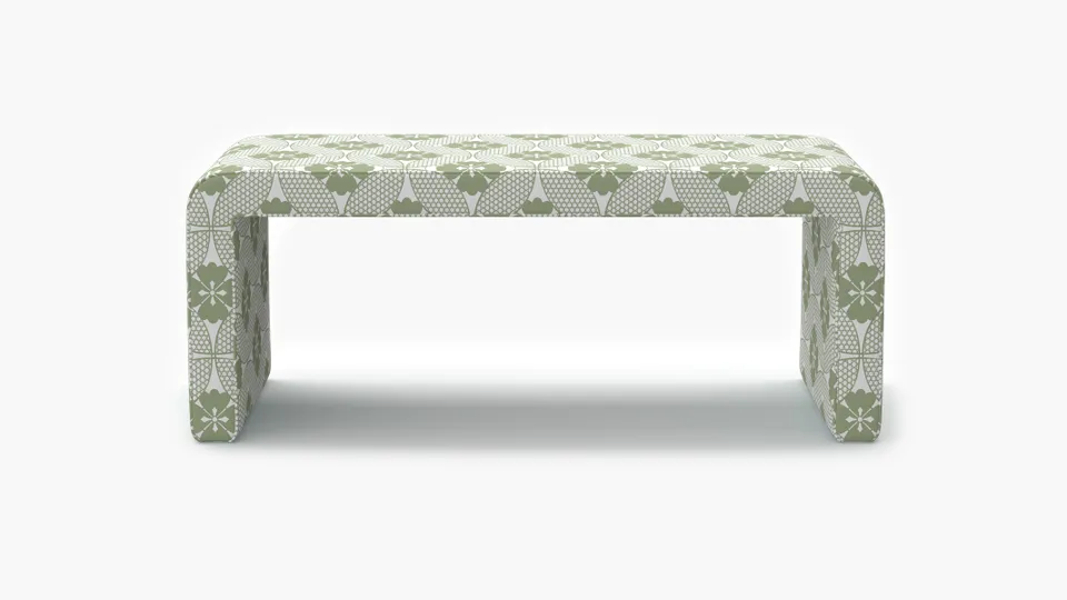 Waterfall Bench, Sage Solaire