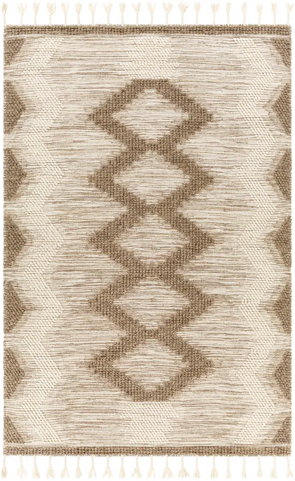 Norwood Beige Indoor 2' x 3' Handmade Rug