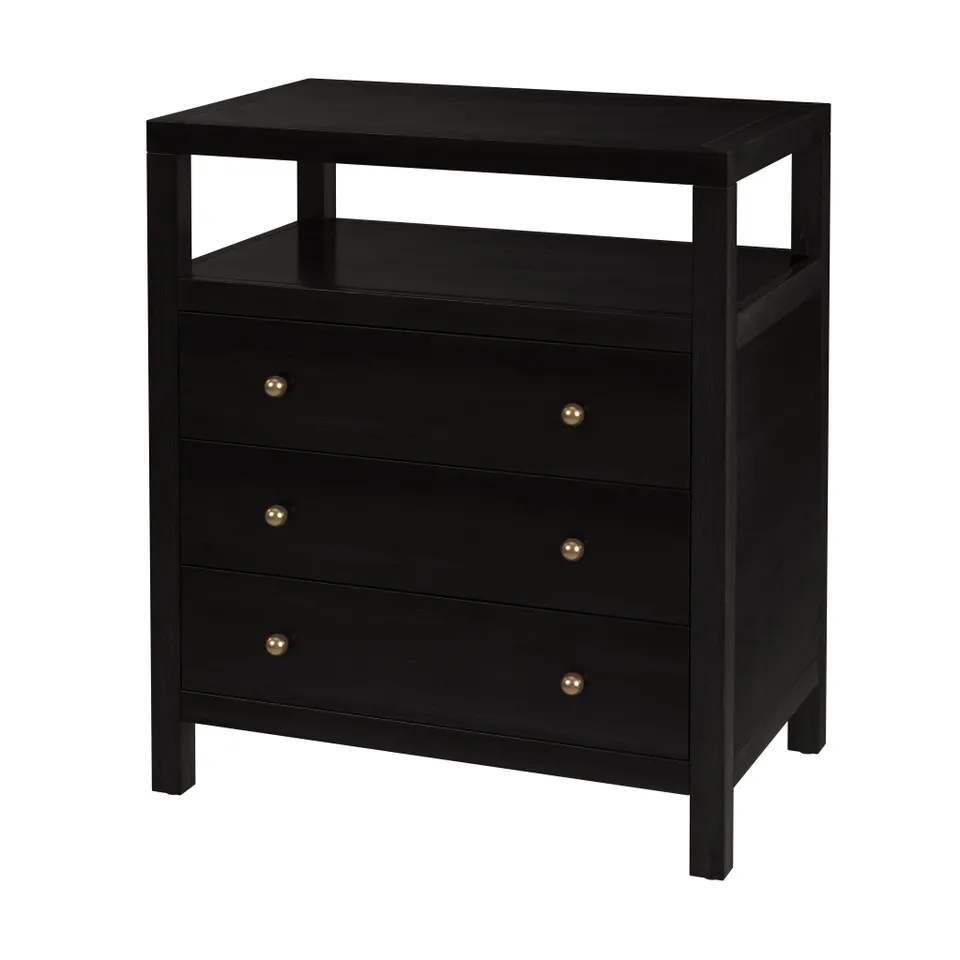 Nora Antique Coffee Nightstand