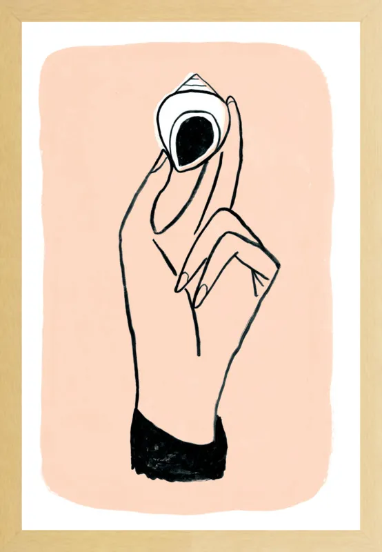 My Hand is My Face by Michael Doyle - Apartment On Belmont for Artfully Walls