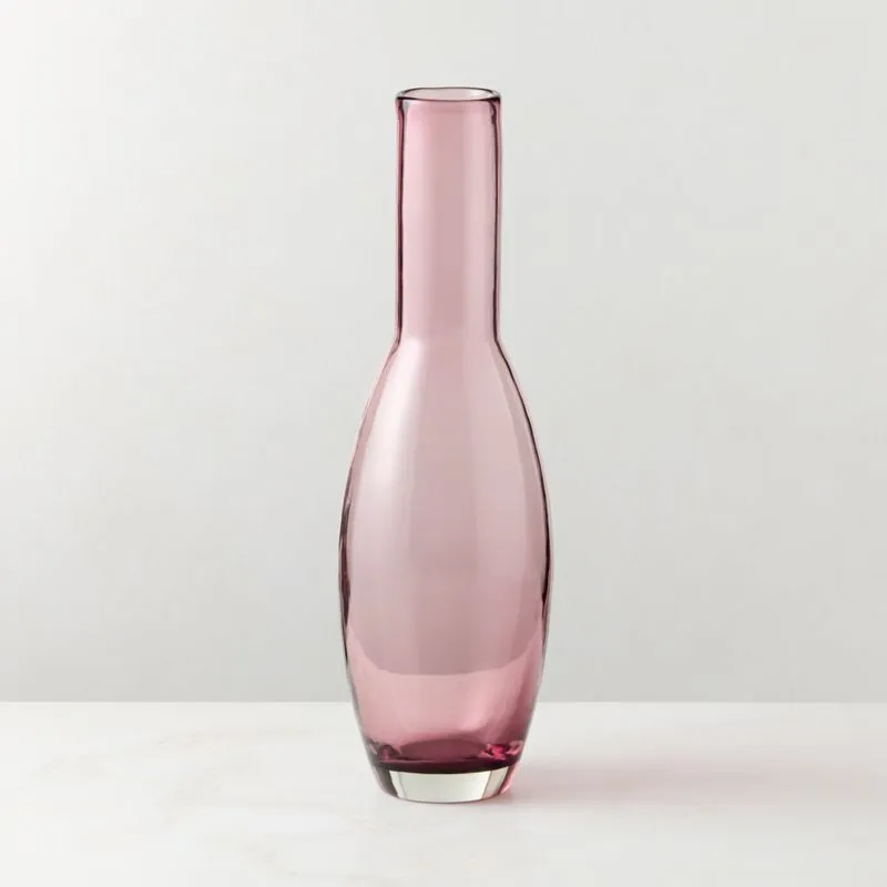 Parlor Purple Amethyst Cased Glass Vase by Todd Snyder