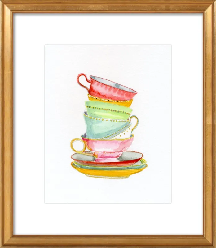 Teacups by Miri Eshet for Artfully Walls