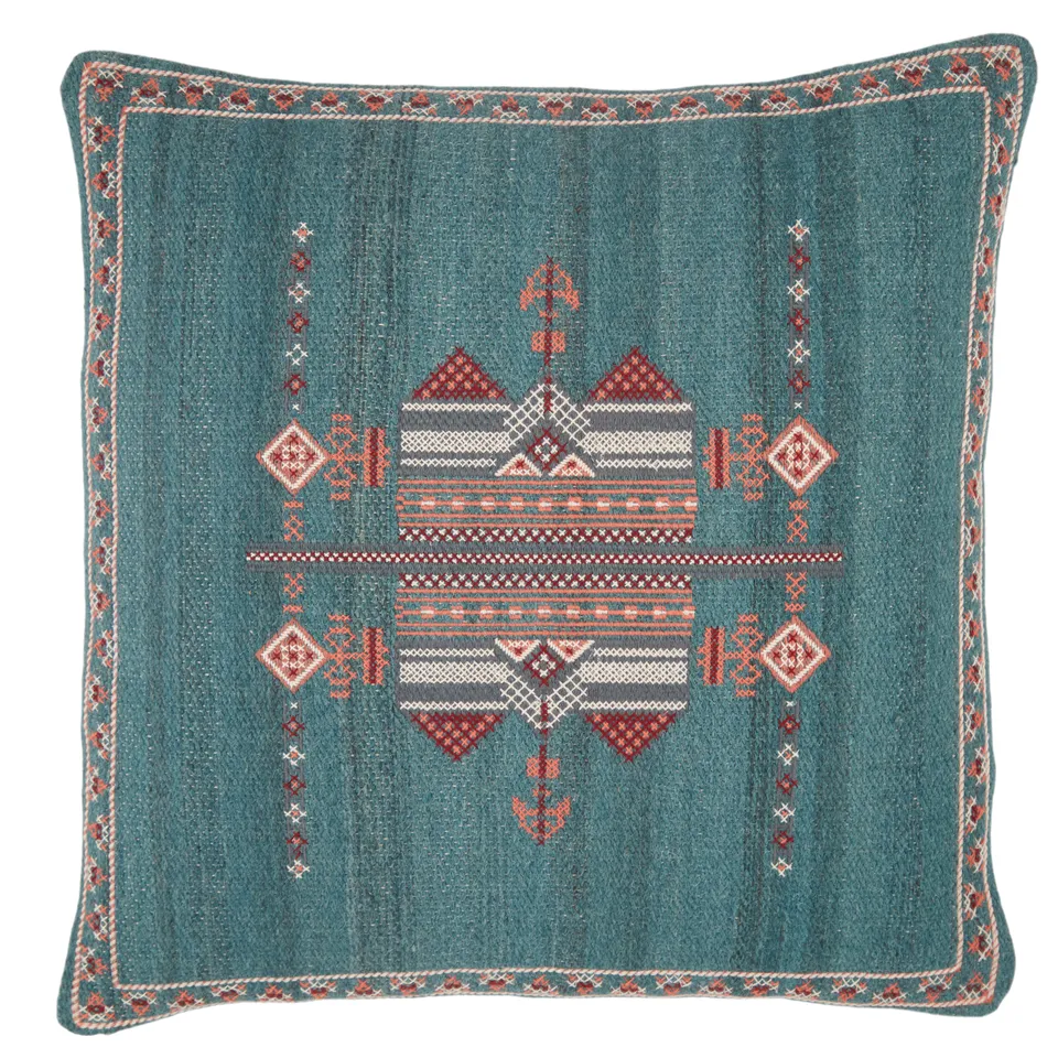 Design (US) Teal Terracotta 24"X24" Pillow