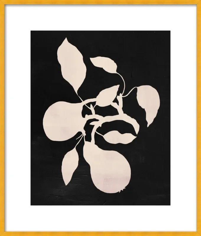 pears black and white by Ruti Shaashua for Artfully Walls