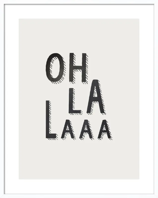 Oh la la by Lonneke de Roos - Kind of Style for Artfully Walls