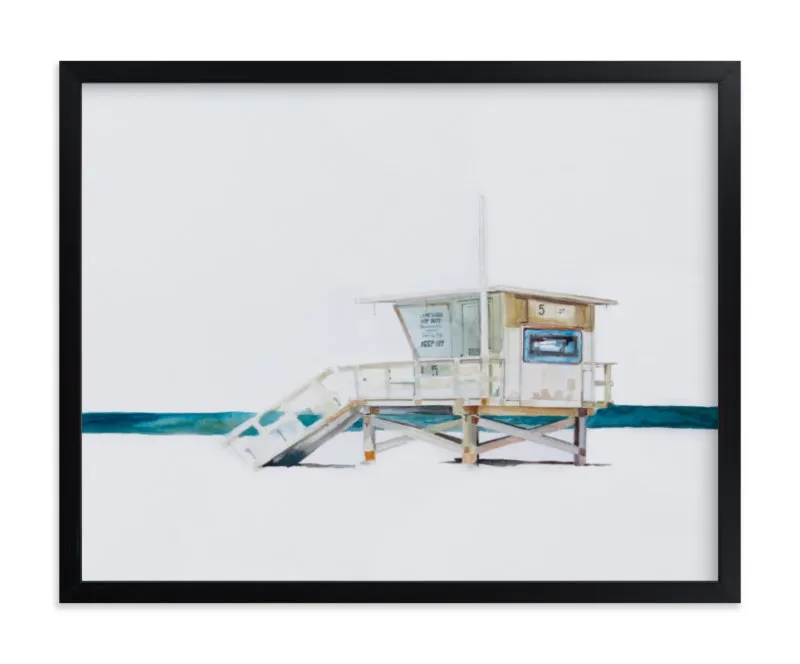 Hermosa Beach Lifeguard Tower Limited Edition Fine Art Print