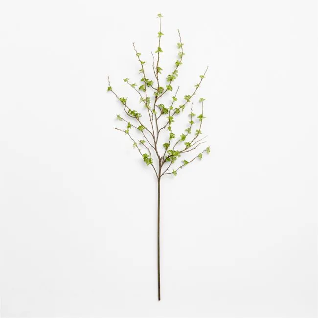 Faux Green Leaf Spray 51"