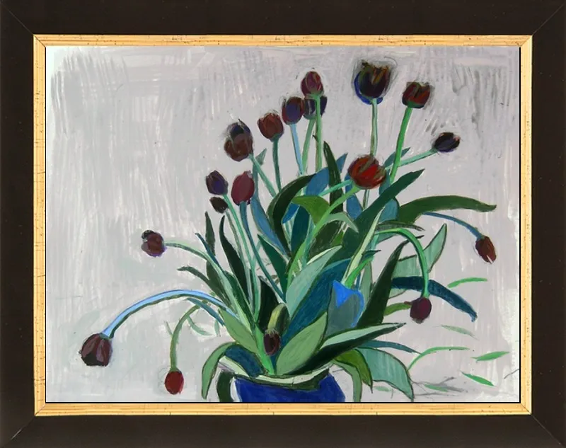 queen of the night tulip by Liz Innvar for Artfully Walls