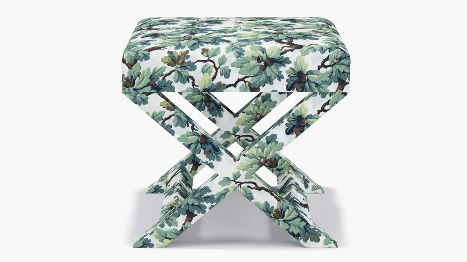 X Bench, Sage Woodland