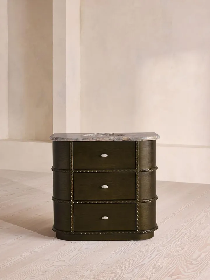 Pietro Single Vanity, Brazilian Quartzite