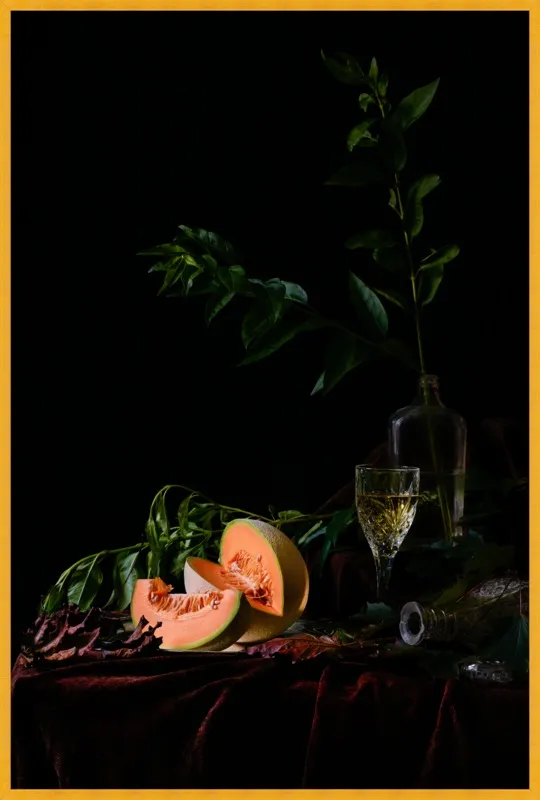 Cantaloupe by Dustin Halleck for Artfully Walls