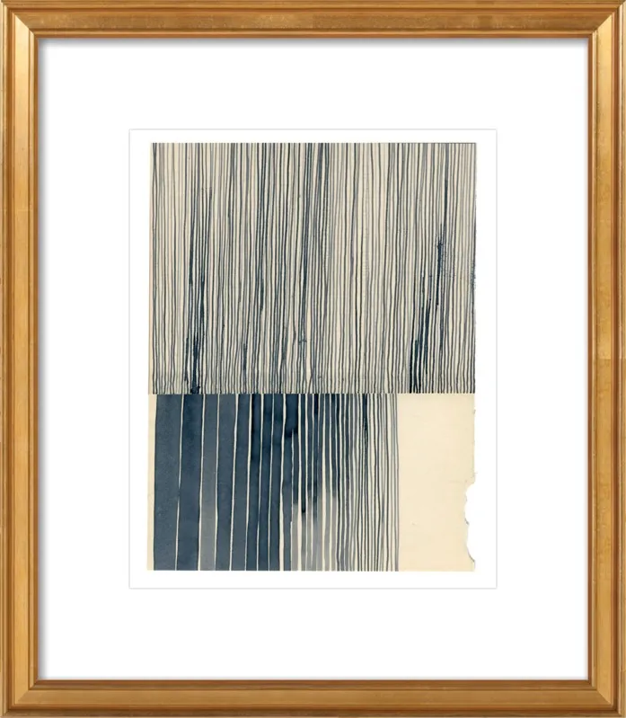 Not a Circle (Payne's Grey 1) by Kate Castelli for Artfully Walls