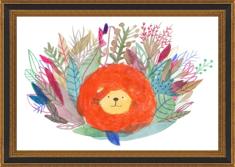 Lion by Marion Barraud for Artfully Walls