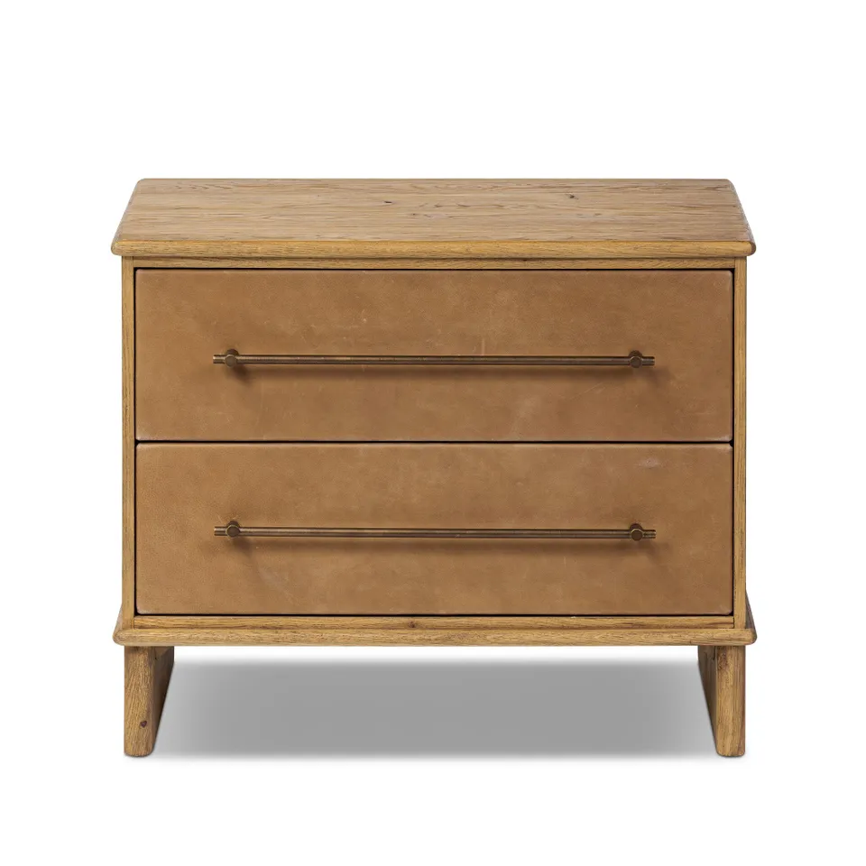 Stella Nightstand - Hazel Oak Veneer