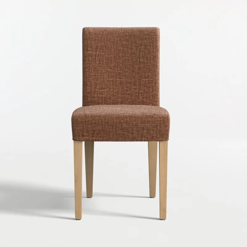 Lowe Doux Sienna Upholstered Dining Chair with Natural Wood Legs