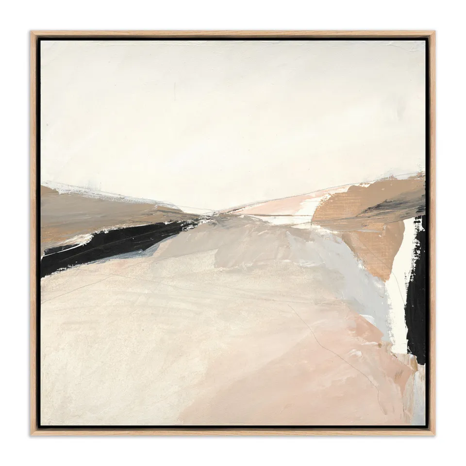 Desert No. 2 by Melanie Biehle - Vertical Grain White Oak Floater