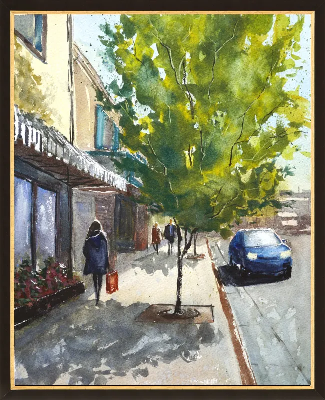 Shops in Laguna by Lauren Dusing for Artfully Walls