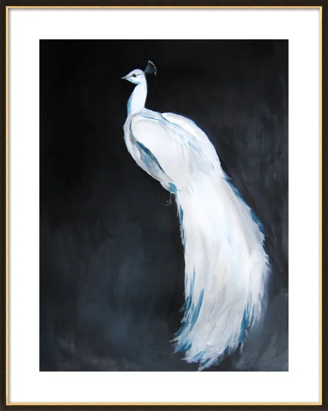 White Peacock II by Christine Lindstrom for Artfully Walls