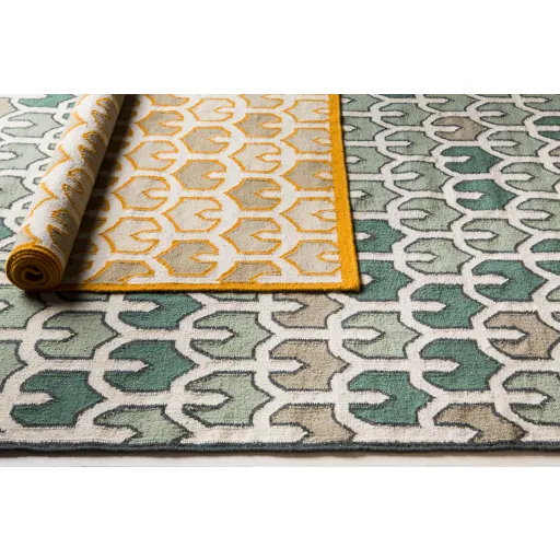 Alameda Beige Indoor 2' x 3' Handmade Rug