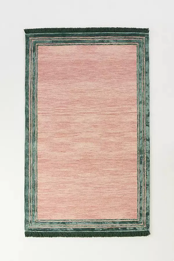 Hand Tufted Wool Blend Tassel Rug