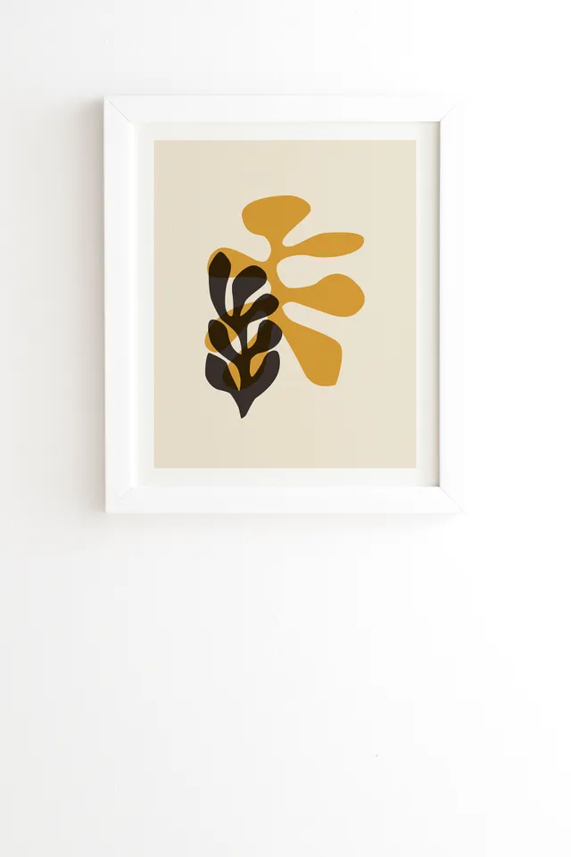 Sea Tangle by Gale Switzer - Framed Wall Art Basic White 20" x 20"
