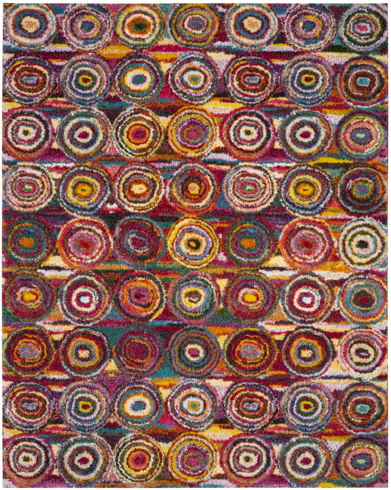 Arlo Home Woven Area Rug, FSG359M, Multi,  8' X 10'