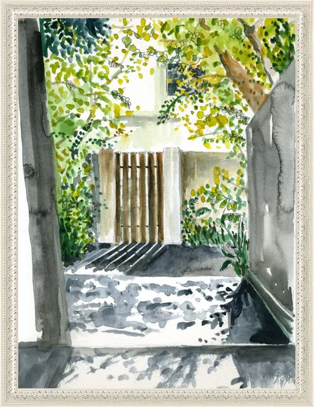 Garden Gate by Miri Eshet for Artfully Walls