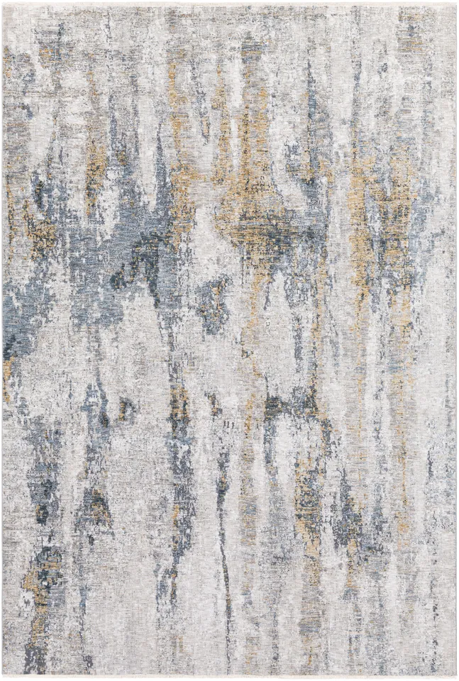 Cardiff Beige Indoor 6'7" x 9'6" Machine Woven Rug