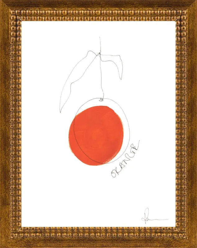 Orange by Polly Mann for Artfully Walls