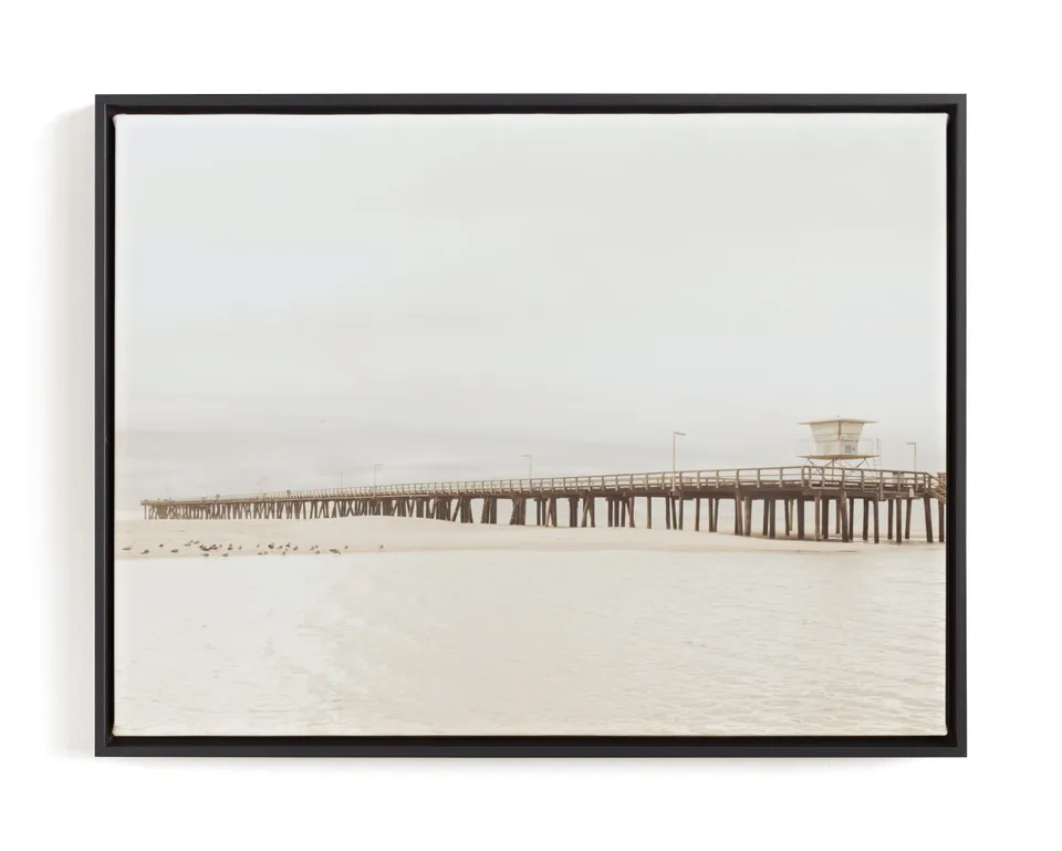 Stormy Pier Limited Edition Fine Art Print