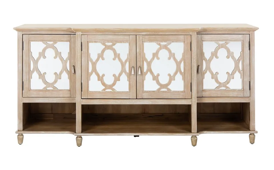 Juliette Mirrored Sideboard - White - Safavieh