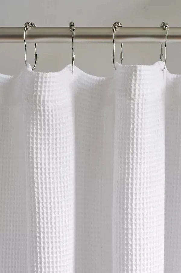 Waffle Organic Shower Curtain