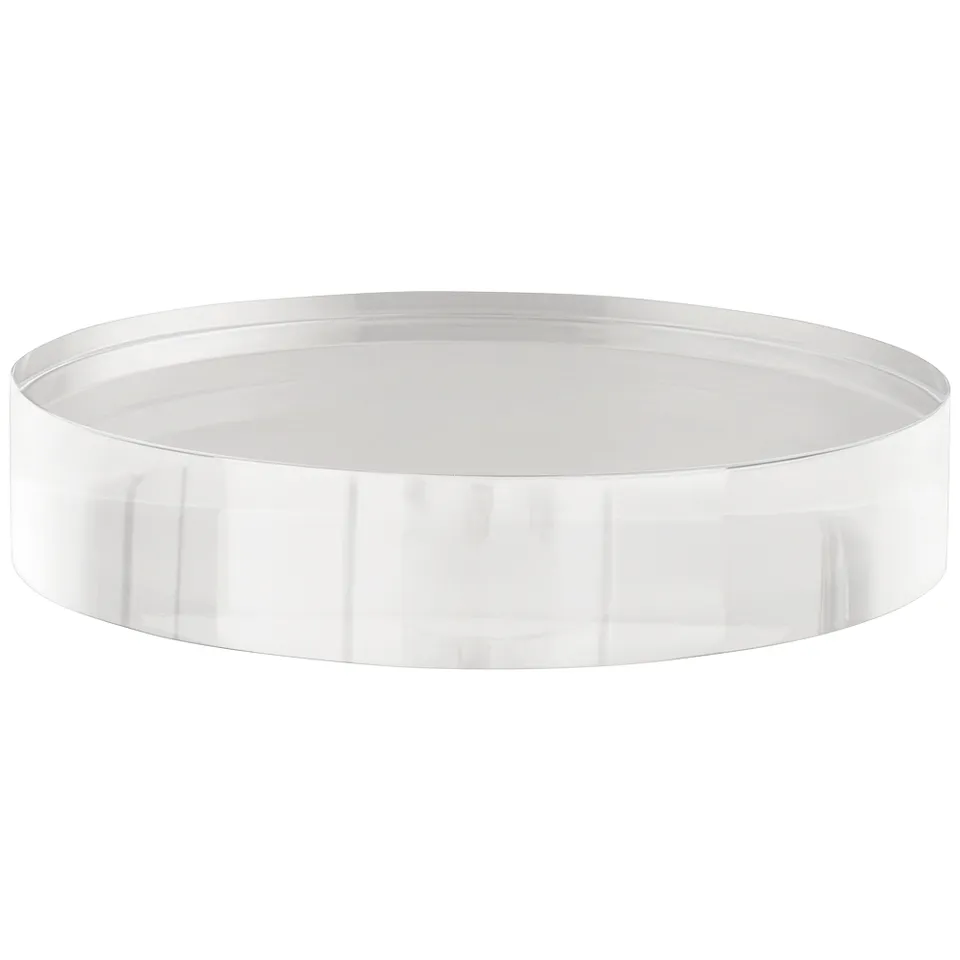 Round Acrylic 8" Wide x 1 1/2" High Pedestal Lamp Riser