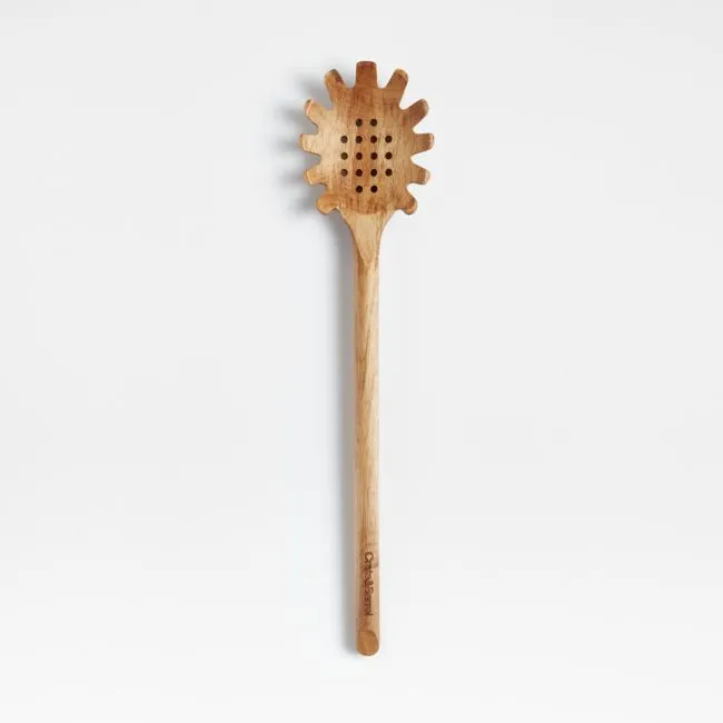 Crate & Barrel Acacia Pasta Spoon