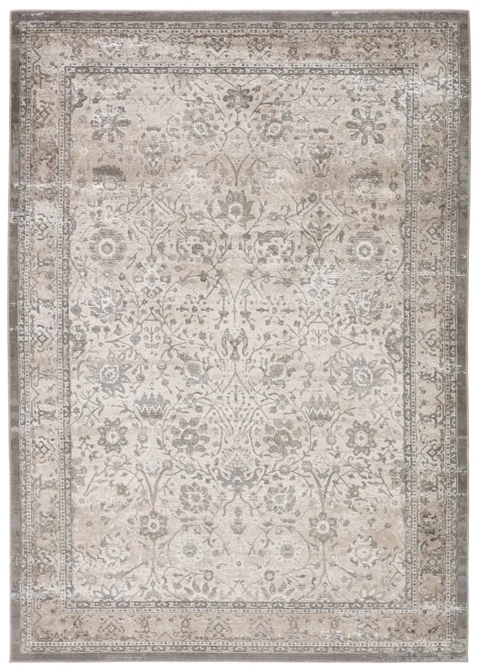 Vibe by Odel Oriental Gray/ White Area Rug (9'6"X13')