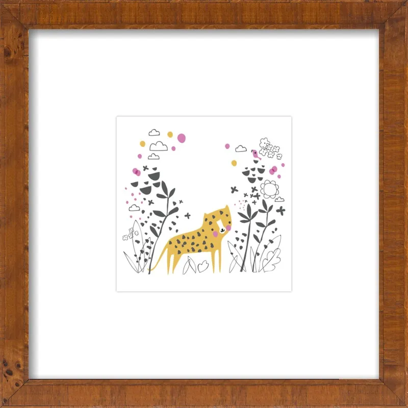 Little jungle leopard by Lizzie Mackay for Artfully Walls
