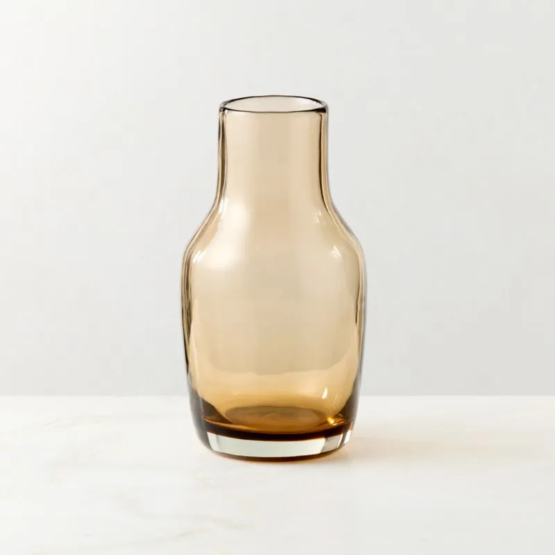 Parlor Amber Cased Glass Vase by Todd Snyder