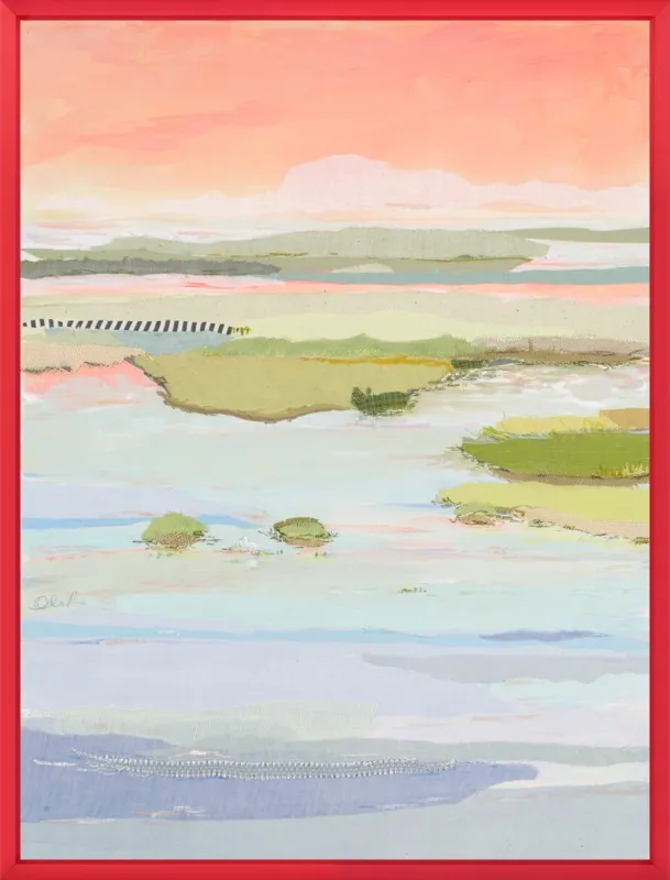 Marsh Blush West by Karin Olah for Artfully Walls