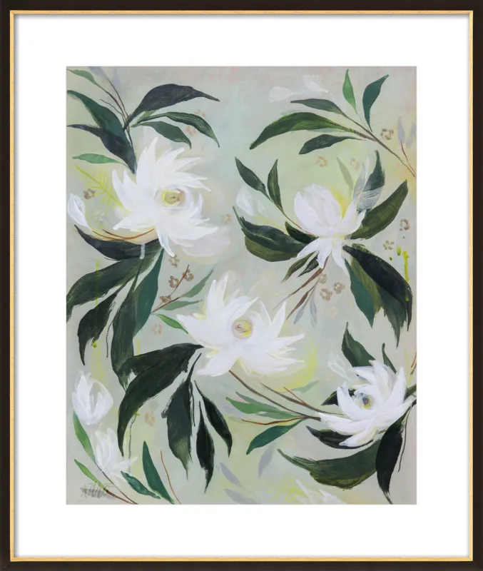 White Gardenia by Rachel Roe for Artfully Walls
