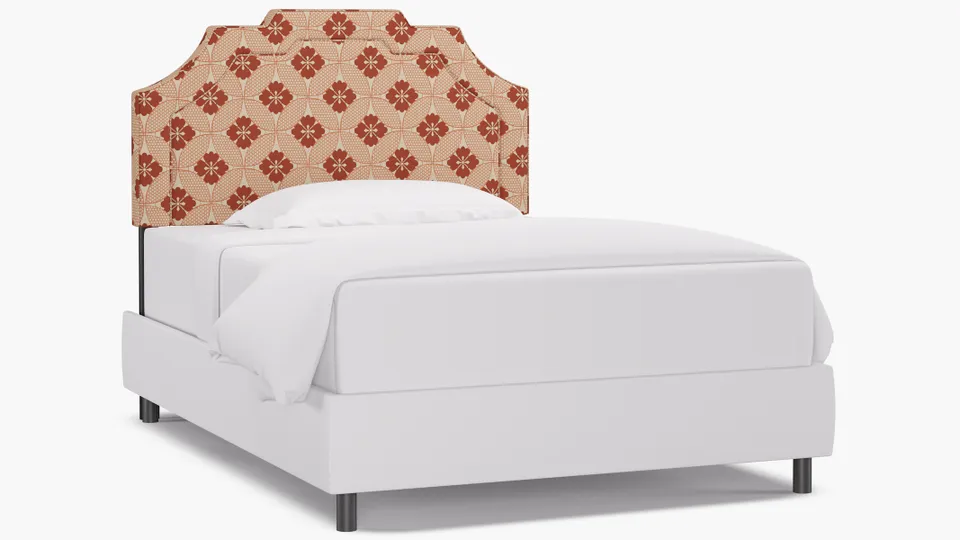 Art Deco Headboard, Coral Solaire, Full