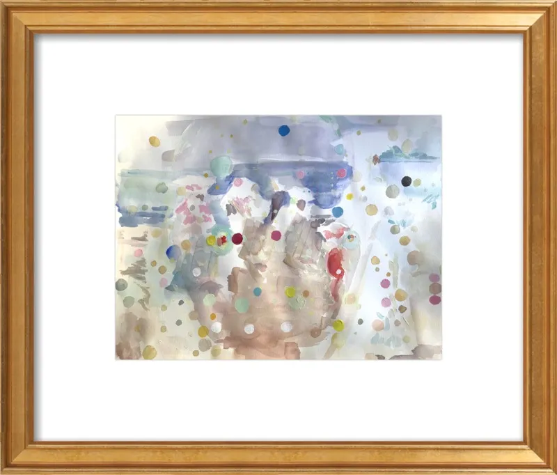 Beach scene (from memory)  by Hannah Dean for Artfully Walls