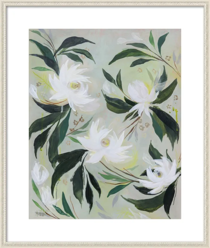 White Gardenia by Rachel Roe for Artfully Walls