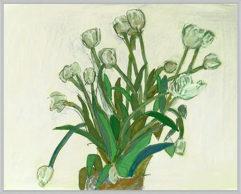 viridiflora tulip by Liz Innvar for Artfully Walls