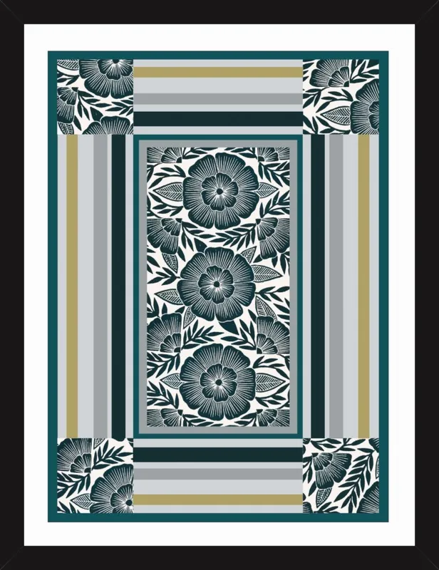 Botanical Frame 1 by Katharine Watson for Artfully Walls